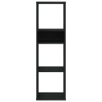 vidaXL Dulap cu cărți negru 34x31x112 cm lemn prelucrat vidaXL Dulap cu cărți negru 34x31x112 cm lemn prelucrat