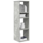 vidaXL Bibliotecă, gri beton, 34x31x112 cm, lemn prelucrat vidaXL Bibliotecă, gri beton, 34x31x112 cm, lemn prelucrat