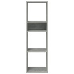 vidaXL Bibliotecă, gri beton, 34x31x112 cm, lemn prelucrat vidaXL Bibliotecă, gri beton, 34x31x112 cm, lemn prelucrat