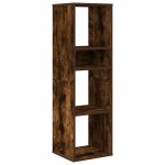 vidaXL Bibliotecă, stejar fumuriu, 34x31x112 cm, lemn prelucrat vidaXL Bibliotecă, stejar fumuriu, 34x31x112 cm, lemn prelucrat