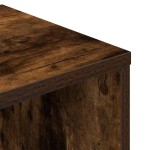 vidaXL Bibliotecă, stejar fumuriu, 34x31x112 cm, lemn prelucrat vidaXL Bibliotecă, stejar fumuriu, 34x31x112 cm, lemn prelucrat
