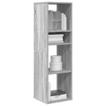 vidaXL Bibliotecă, gri sonoma, 34x31x112 cm, lemn prelucrat vidaXL Bibliotecă, gri sonoma, 34x31x112 cm, lemn prelucrat