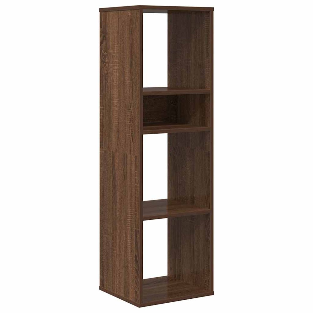 vidaXL Bibliotecă, stejar maro, 34x31x112 cm, lemn prelucrat