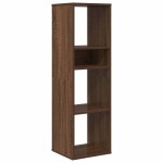 vidaXL Bibliotecă, stejar maro, 34x31x112 cm, lemn prelucrat
