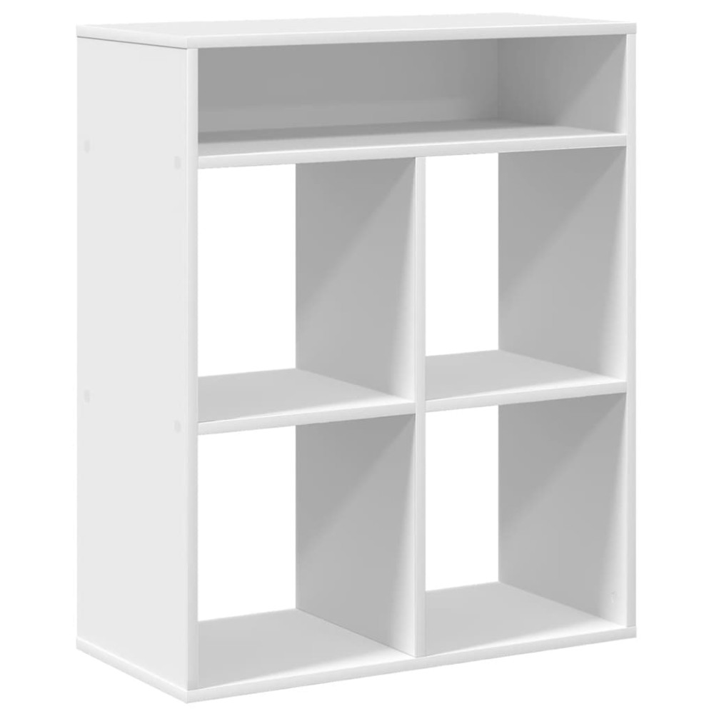 vidaXL Bibliotecă, alb, 66x31x80 cm, lemn prelucrat