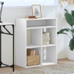vidaXL Bibliotecă, alb, 66x31x80 cm, lemn prelucrat vidaXL Bibliotecă, alb, 66x31x80 cm, lemn prelucrat