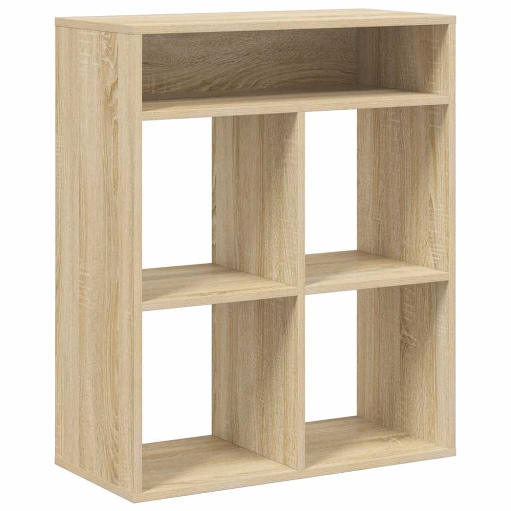 vidaXL Bibliotecă, stejar Sonoma, 66x31x80 cm, lemn prelucrat