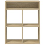 vidaXL Bibliotecă, stejar Sonoma, 66x31x80 cm, lemn prelucrat vidaXL Bibliotecă, stejar Sonoma, 66x31x80 cm, lemn prelucrat