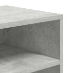 vidaXL Bibliotecă, gri beton, 66x31x80 cm, lemn prelucrat vidaXL Bibliotecă, gri beton, 66x31x80 cm, lemn prelucrat