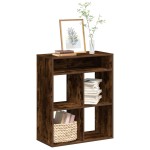 vidaXL Bibliotecă, stejar fumuriu, 66x31x80 cm, lemn prelucrat vidaXL Bibliotecă, stejar fumuriu, 66x31x80 cm, lemn prelucrat