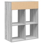 vidaXL Bibliotecă, gri sonoma, 66x31x80 cm, lemn prelucrat vidaXL Bibliotecă, gri sonoma, 66x31x80 cm, lemn prelucrat