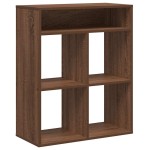 vidaXL Bibliotecă, stejar maro, 66x31x80 cm, lemn prelucrat vidaXL Bibliotecă, stejar maro, 66x31x80 cm, lemn prelucrat