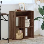 vidaXL Bibliotecă, stejar maro, 66x31x80 cm, lemn prelucrat vidaXL Bibliotecă, stejar maro, 66x31x80 cm, lemn prelucrat