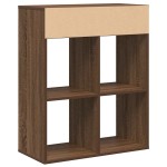 vidaXL Bibliotecă, stejar maro, 66x31x80 cm, lemn prelucrat vidaXL Bibliotecă, stejar maro, 66x31x80 cm, lemn prelucrat