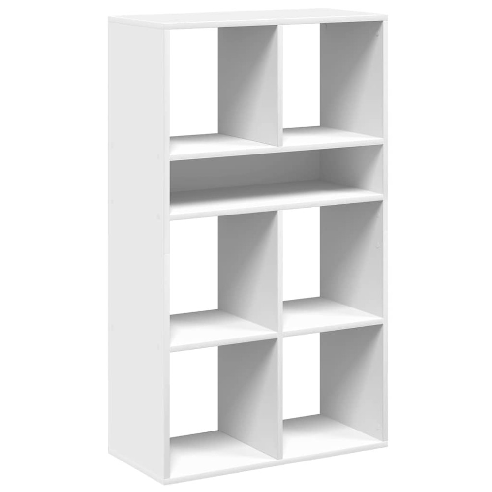 vidaXL Bibliotecă, alb, 66x31x112 cm, lemn prelucrat