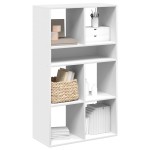 vidaXL Bibliotecă, alb, 66x31x112 cm, lemn prelucrat vidaXL Bibliotecă, alb, 66x31x112 cm, lemn prelucrat