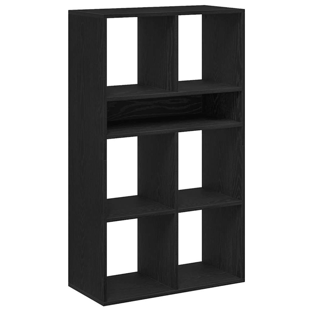 vidaXL Dulap cu cărți negru 66x31x112 cm lemn prelucrat
