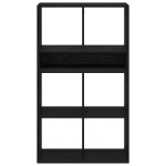 vidaXL Dulap cu cărți negru 66x31x112 cm lemn prelucrat vidaXL Dulap cu cărți negru 66x31x112 cm lemn prelucrat
