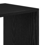 vidaXL Dulap cu cărți negru 66x31x112 cm lemn prelucrat vidaXL Dulap cu cărți negru 66x31x112 cm lemn prelucrat