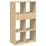vidaXL Bibliotecă, stejar Sonoma, 66x31x112 cm, lemn prelucrat vidaXL Bibliotecă, stejar Sonoma, 66x31x112 cm, lemn prelucrat
