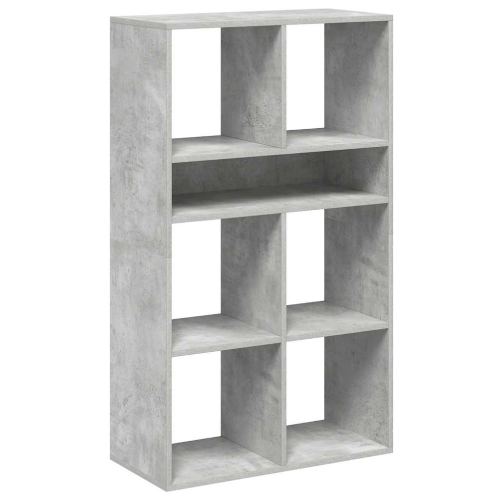 vidaXL Bibliotecă, gri beton, 66x31x112 cm, lemn prelucrat