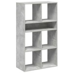 vidaXL Bibliotecă, gri beton, 66x31x112 cm, lemn prelucrat vidaXL Bibliotecă, gri beton, 66x31x112 cm, lemn prelucrat