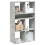 vidaXL Bibliotecă, gri beton, 66x31x112 cm, lemn prelucrat vidaXL Bibliotecă, gri beton, 66x31x112 cm, lemn prelucrat