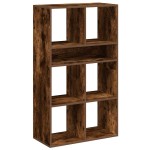 vidaXL Bibliotecă, stejar fumuriu, 66x31x112 cm, lemn prelucrat vidaXL Bibliotecă, stejar fumuriu, 66x31x112 cm, lemn prelucrat
