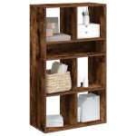 vidaXL Bibliotecă, stejar fumuriu, 66x31x112 cm, lemn prelucrat vidaXL Bibliotecă, stejar fumuriu, 66x31x112 cm, lemn prelucrat
