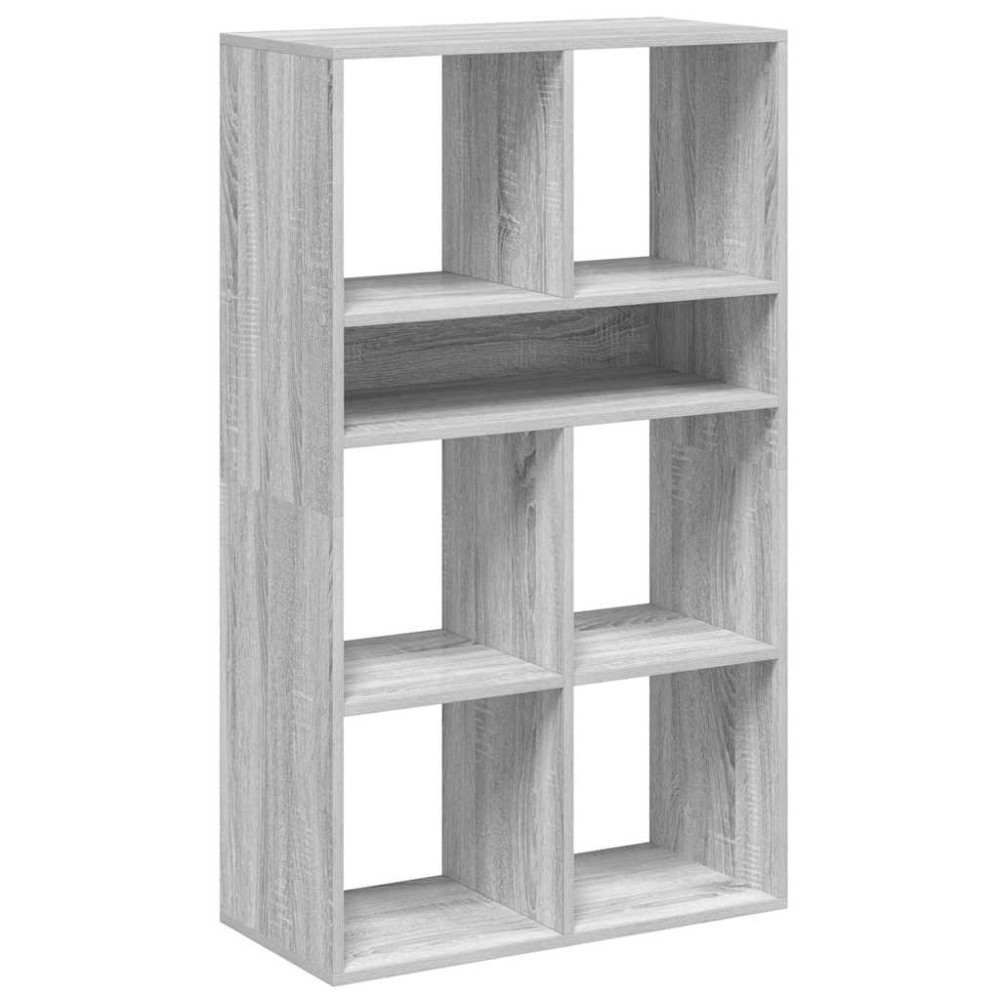 vidaXL Bibliotecă, gri sonoma, 66x31x112 cm, lemn prelucrat