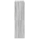 vidaXL Bibliotecă, gri sonoma, 66x31x112 cm, lemn prelucrat vidaXL Bibliotecă, gri sonoma, 66x31x112 cm, lemn prelucrat