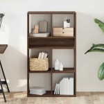 vidaXL Bibliotecă, stejar maro, 66x31x112 cm, lemn prelucrat vidaXL Bibliotecă, stejar maro, 66x31x112 cm, lemn prelucrat