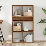 vidaXL Bibliotecă, lemn vechi, 66x31x112 cm, lemn prelucrat vidaXL Bibliotecă, lemn vechi, 66x31x112 cm, lemn prelucrat