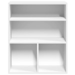 vidaXL Bibliotecă, alb, 60x30x71,5 cm, lemn prelucrat vidaXL Bibliotecă, alb, 60x30x71,5 cm, lemn prelucrat