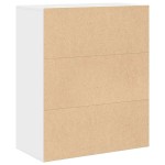 vidaXL Bibliotecă, alb, 60x30x71,5 cm, lemn prelucrat vidaXL Bibliotecă, alb, 60x30x71,5 cm, lemn prelucrat
