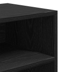vidaXL Dulap cu cărți negru 60x30x71,5 cm lemn prelucrat vidaXL Dulap cu cărți negru 60x30x71,5 cm lemn prelucrat