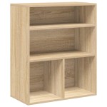 vidaXL Bibliotecă, stejar Sonoma, 60x30x71,5 cm, lemn prelucrat vidaXL Bibliotecă, stejar Sonoma, 60x30x71,5 cm, lemn prelucrat