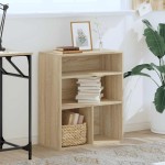 vidaXL Bibliotecă, stejar Sonoma, 60x30x71,5 cm, lemn prelucrat vidaXL Bibliotecă, stejar Sonoma, 60x30x71,5 cm, lemn prelucrat