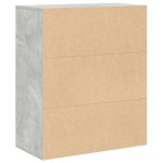 vidaXL Bibliotecă, gri beton, 60x30x71,5 cm, lemn prelucrat vidaXL Bibliotecă, gri beton, 60x30x71,5 cm, lemn prelucrat