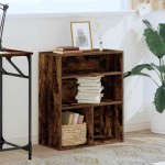 vidaXL Bibliotecă, stejar fumuriu, 60x30x71,5 cm, lemn prelucrat vidaXL Bibliotecă, stejar fumuriu, 60x30x71,5 cm, lemn prelucrat