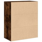 vidaXL Bibliotecă, stejar fumuriu, 60x30x71,5 cm, lemn prelucrat vidaXL Bibliotecă, stejar fumuriu, 60x30x71,5 cm, lemn prelucrat