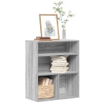 vidaXL Bibliotecă, gri sonoma,60x30x71,5 cm, lemn prelucrat vidaXL Bibliotecă, gri sonoma,60x30x71,5 cm, lemn prelucrat