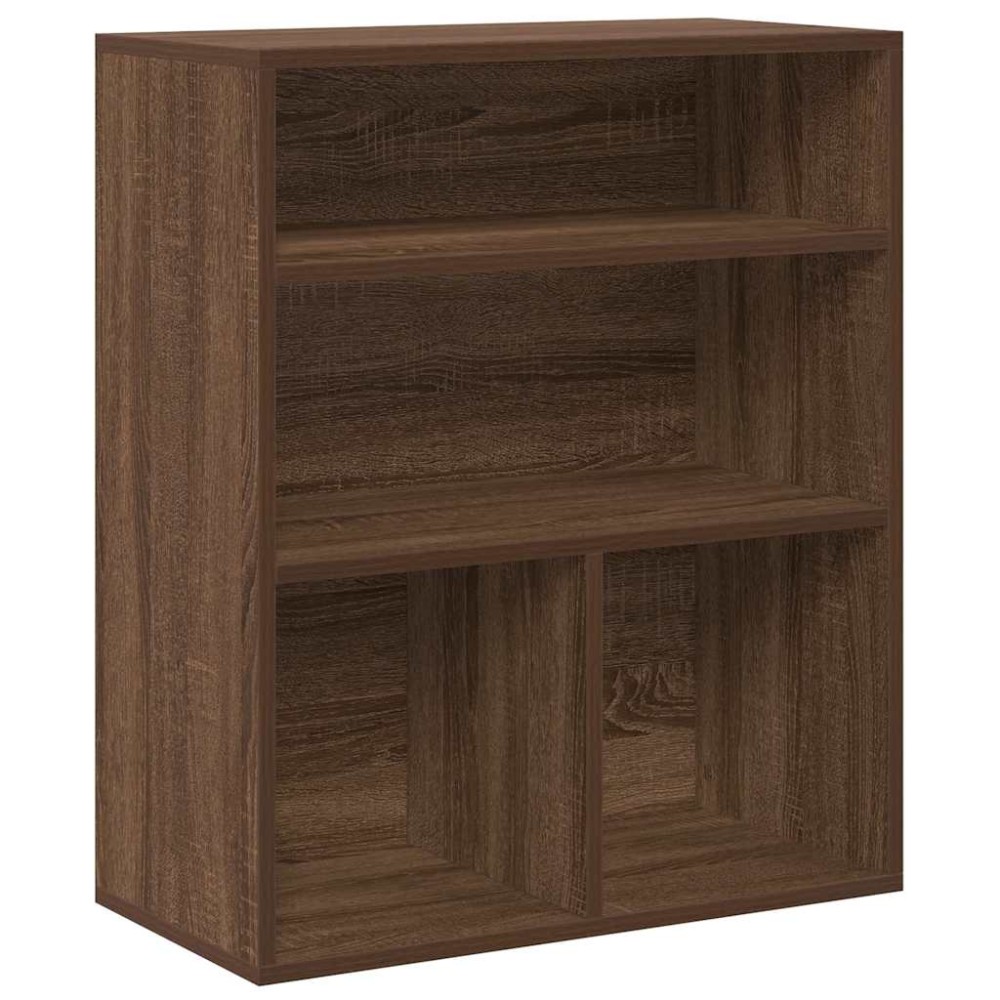 vidaXL Bibliotecă, stejar maro, 60x30x71,5 cm, lemn prelucrat