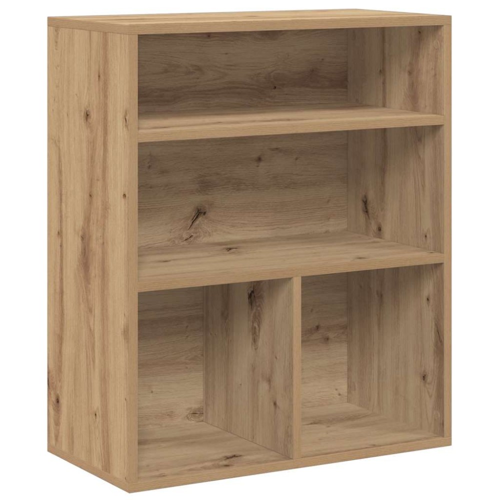 vidaXL Bibliotecă, stejar artizanal, 60x30x71,5 cm, lemn prelucrat