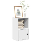vidaXL Bibliotecă, alb, 31x24x52 cm, lemn prelucrat vidaXL Bibliotecă, alb, 31x24x52 cm, lemn prelucrat