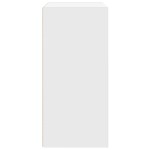 vidaXL Bibliotecă, alb, 31x24x52 cm, lemn prelucrat vidaXL Bibliotecă, alb, 31x24x52 cm, lemn prelucrat