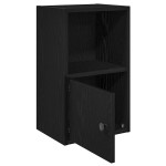 vidaXL Bibliotecă Stejar negru 31x24x52 cm Lemn prelucrat vidaXL Bibliotecă Stejar negru 31x24x52 cm Lemn prelucrat