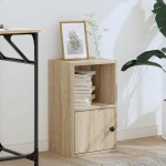 vidaXL Bibliotecă, stejar sonoma, 31x24x52 cm, lemn prelucrat vidaXL Bibliotecă, stejar sonoma, 31x24x52 cm, lemn prelucrat