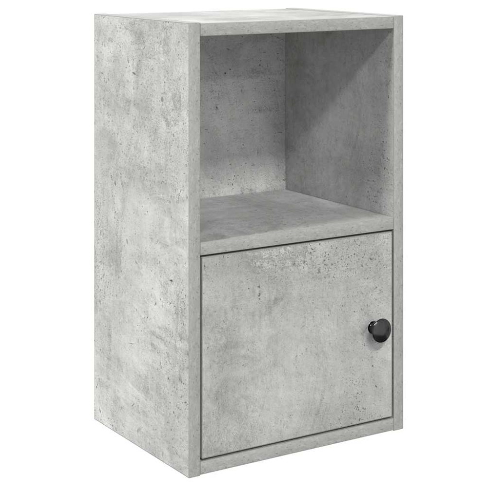 vidaXL Bibliotecă, gri beton, 31x24x52 cm, lemn prelucrat