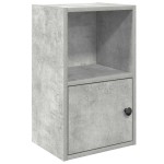 vidaXL Bibliotecă, gri beton, 31x24x52 cm, lemn prelucrat vidaXL Bibliotecă, gri beton, 31x24x52 cm, lemn prelucrat